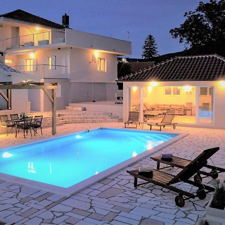 Villa Gorana For 10 With Large Private Pool Sutina エクステリア 写真